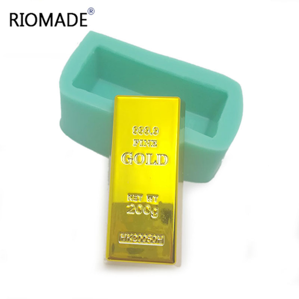 Gold Brick Shape Silicone Mold - Candle Molds recension och pris