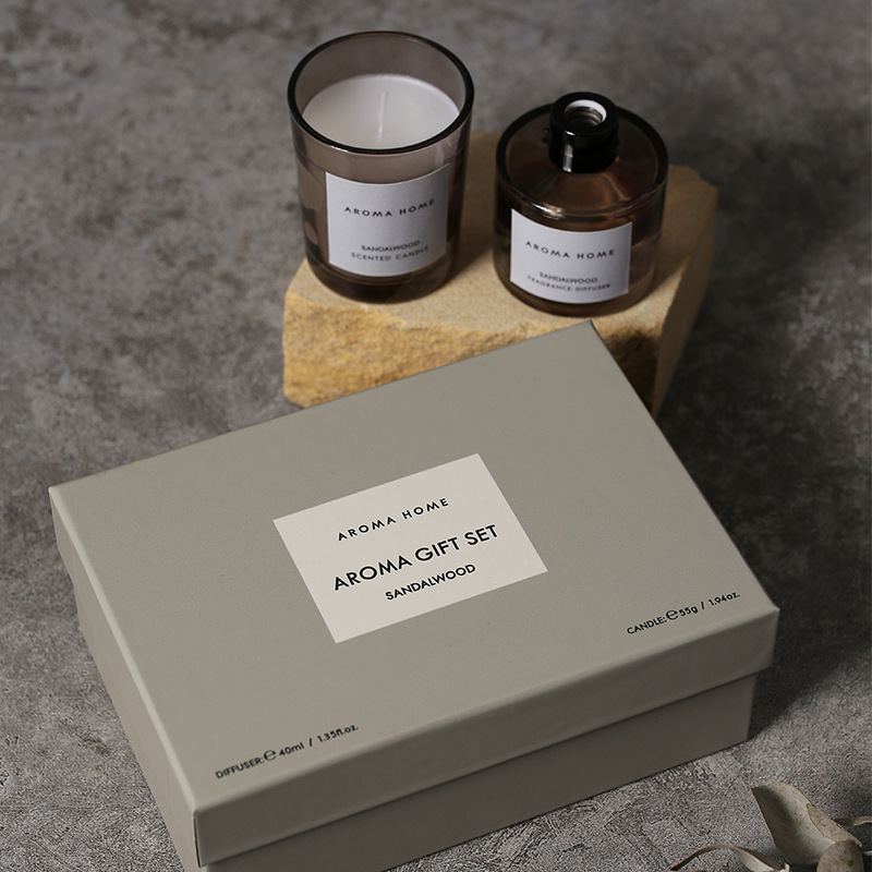 2Pcs Gift Box Set Aromatherapy - Candle Containers recension och pris