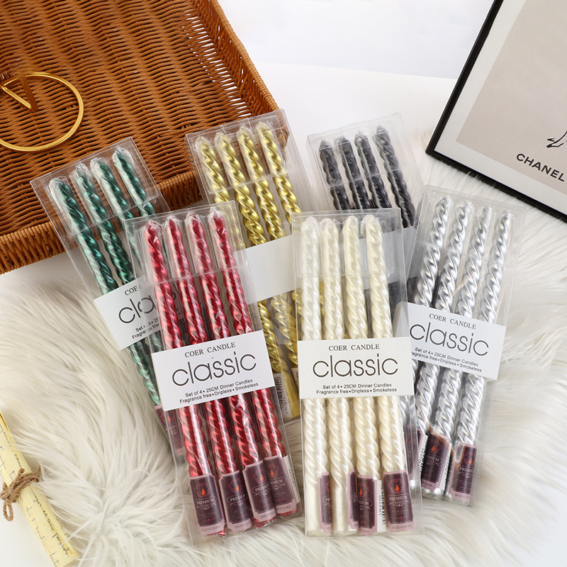 4pcs European-style Long-pole  - Silk Candle recension och pris