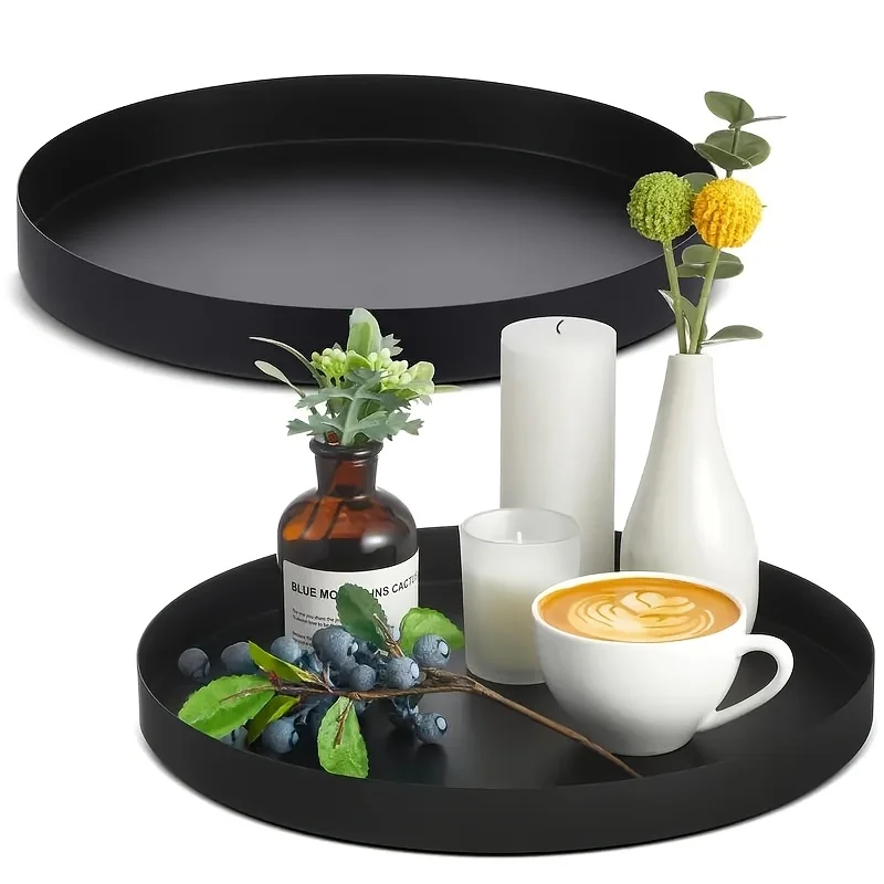 1Pc Modern black circular ABS  - Silk Candle recension och pris