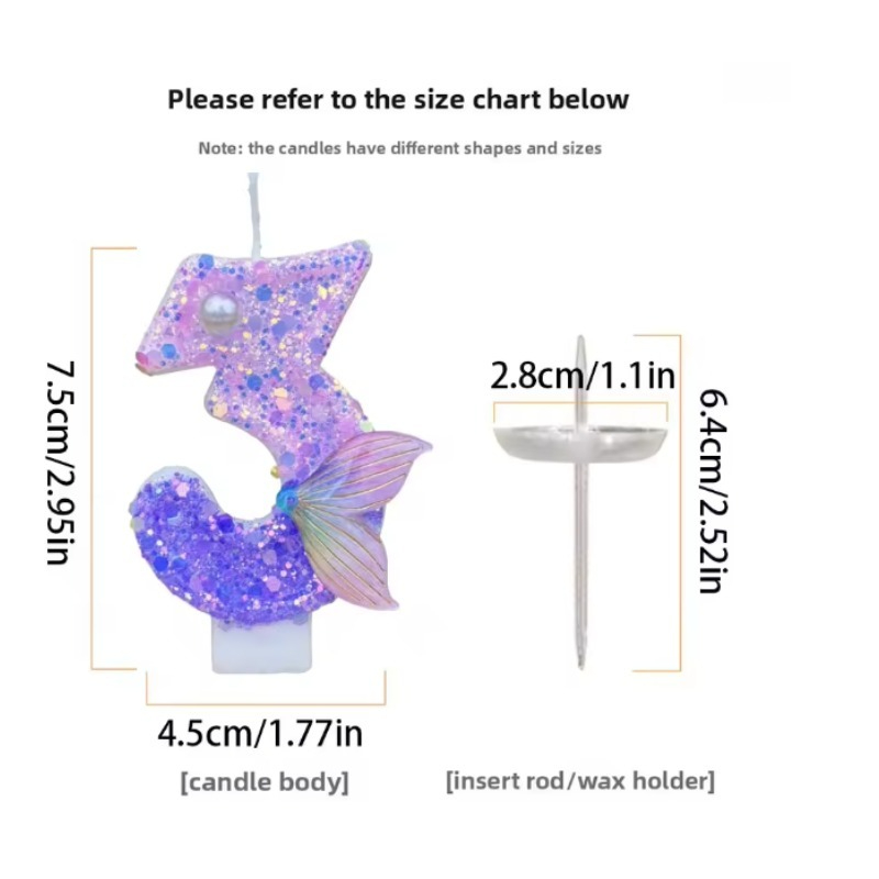 Glitter Purple Gradient Mermai - Paraffin Wax recension och pris