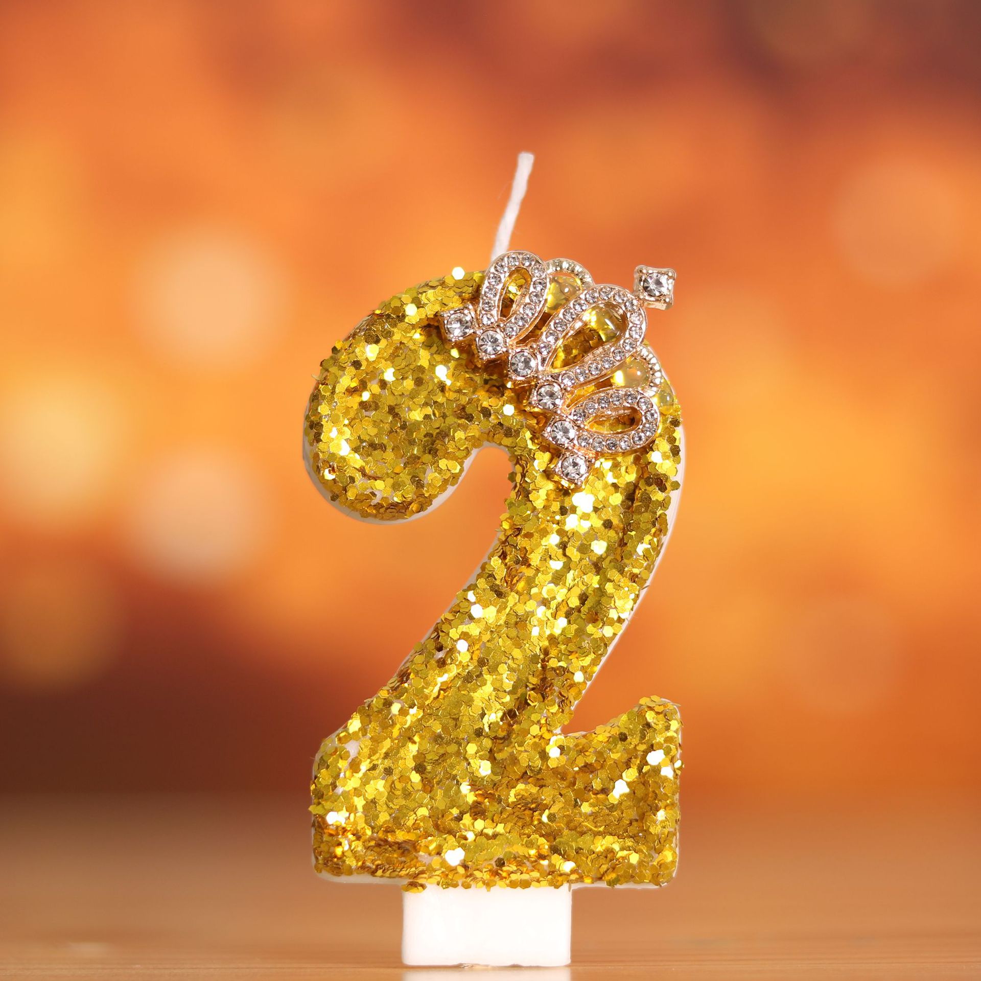 Digital Birthday Cake Gold Cro - Silk Candle recension och pris