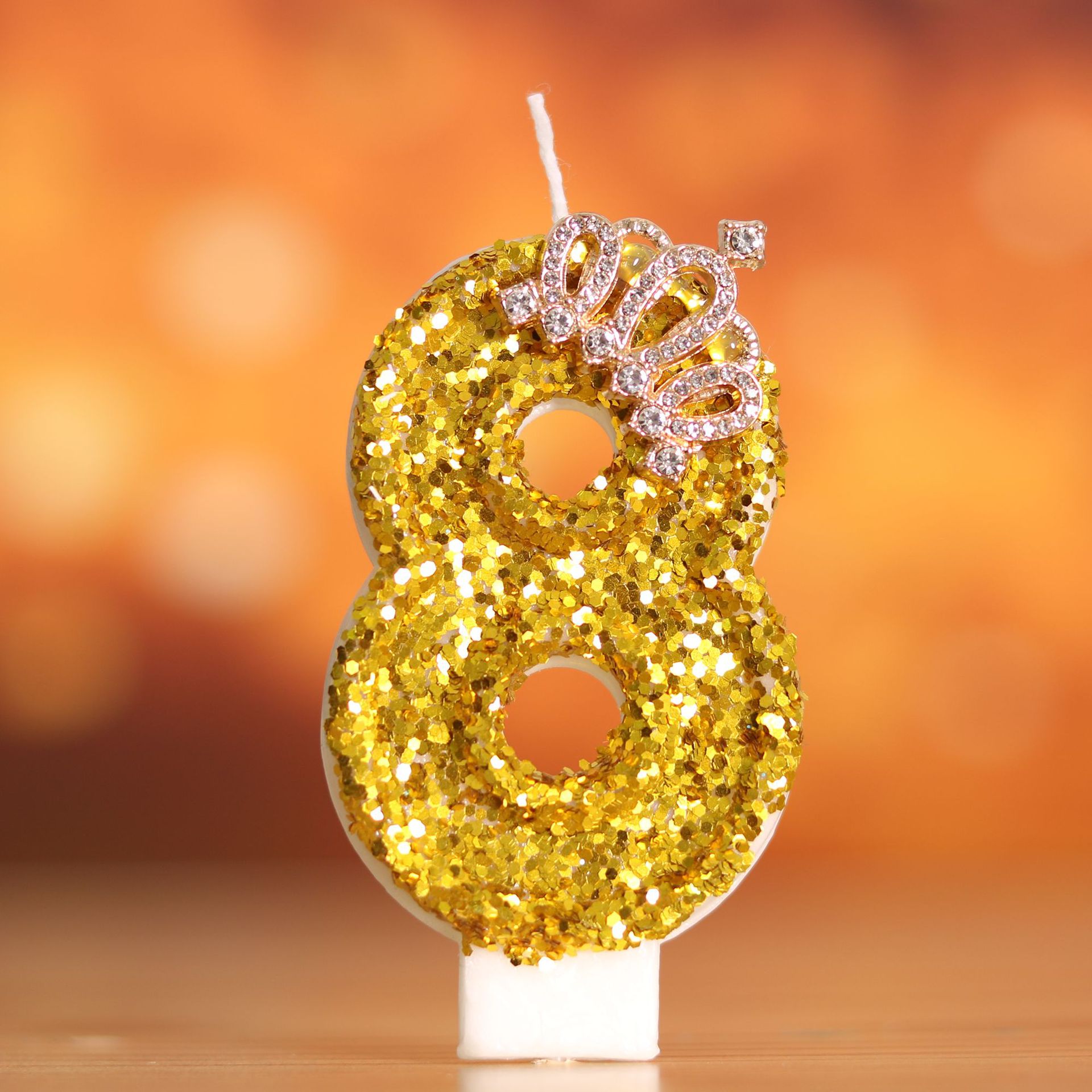 Digital Birthday Cake Gold Cro - Silk Candle recension och pris