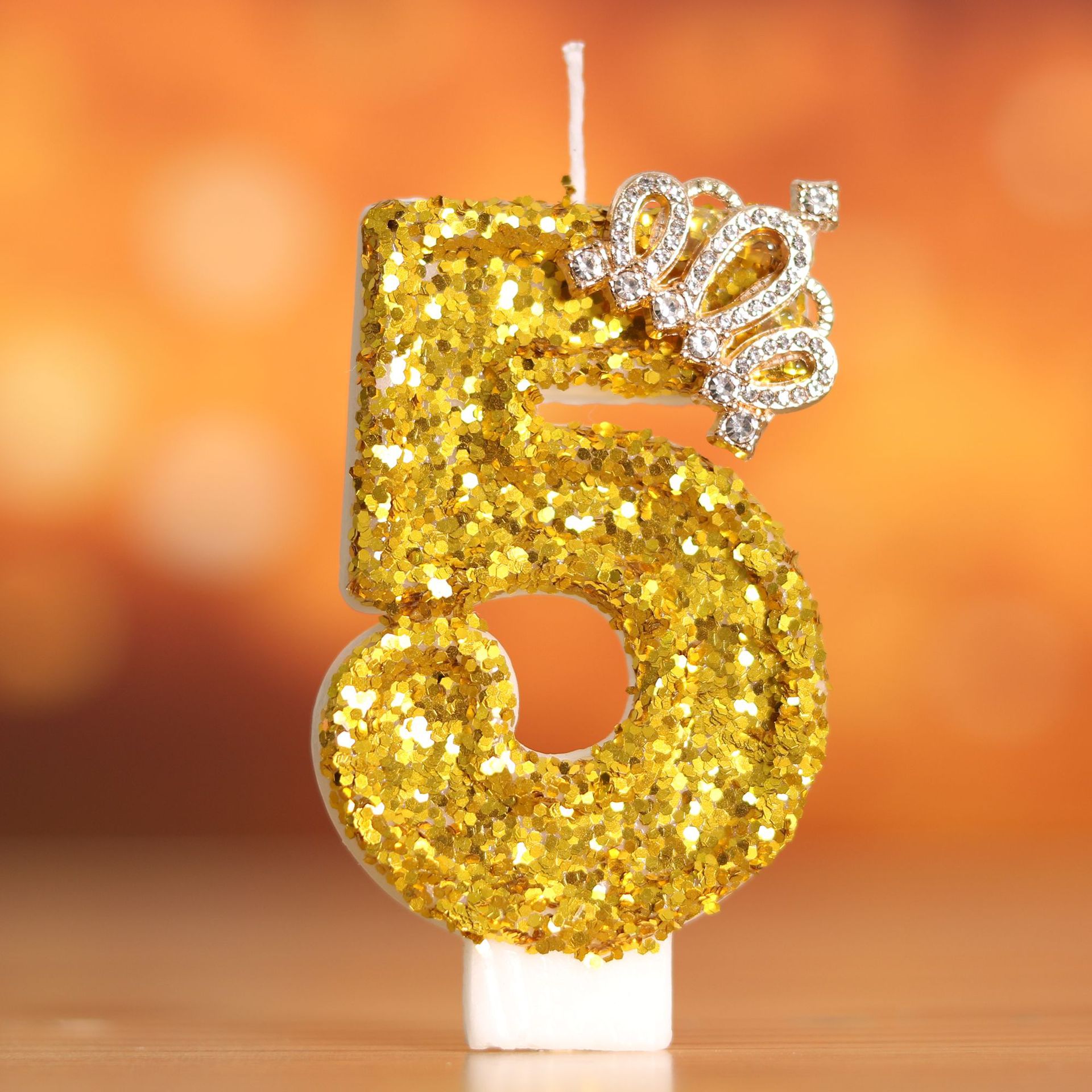 Digital Birthday Cake Gold Cro - Silk Candle recension och pris