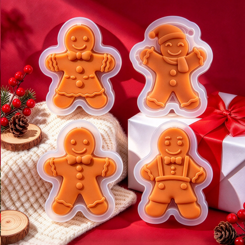 Christmas Gingerbread Man Sili - Candle Molds recension och pris