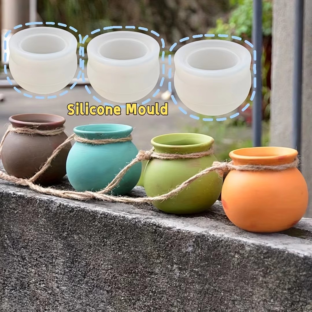 Silicone Flower Pot Molds, Res - Candle Containers recension och pris
