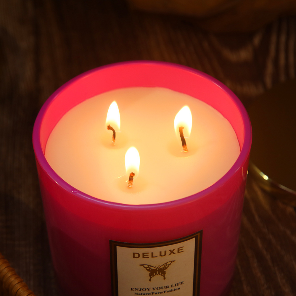 400G gold cover glass scented  - Candle Fragrance recension och pris
