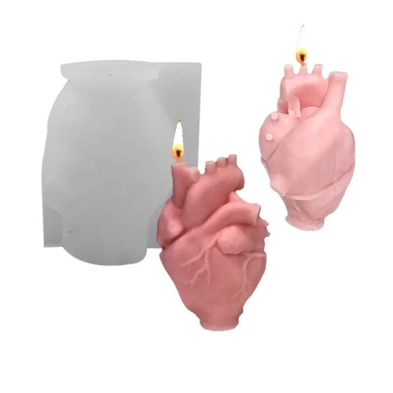 DIY Human Heart Silicone Candl - Candle Making Kit recension och pris