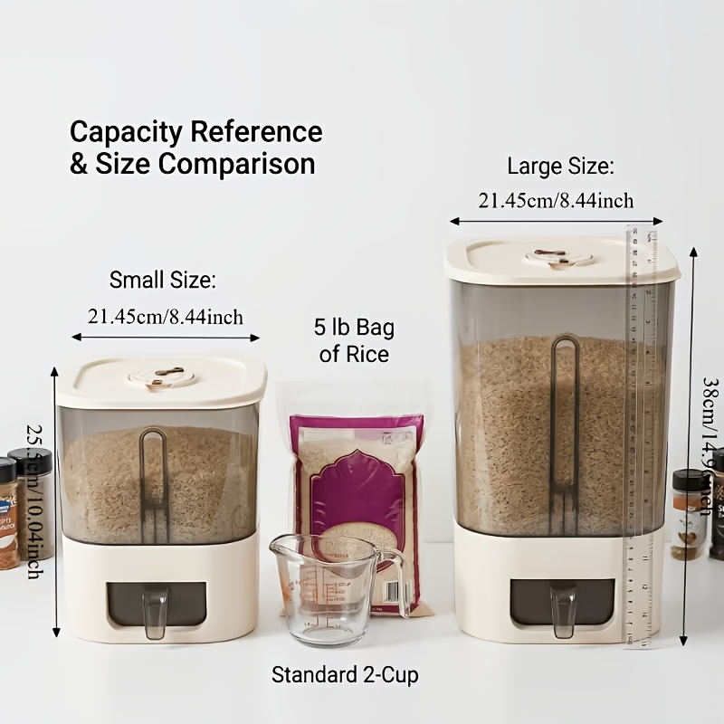 14LB Rice Dispenser, Large Gra - Soy Wax recension och pris