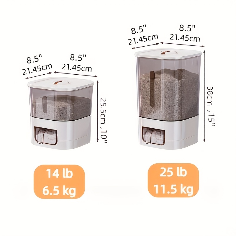 14LB Rice Dispenser, Large Gra - Soy Wax recension och pris