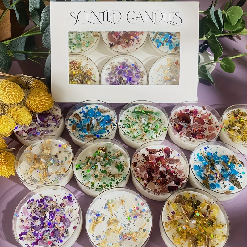 Set of 6 Scented Candles Fragr - Wax Melts recension och pris