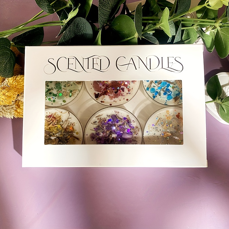 Set of 6 Scented Candles Fragr - Wax Melts recension och pris