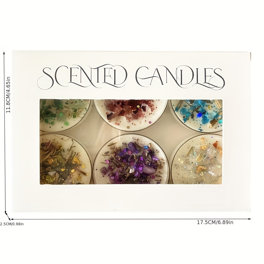 Set of 6 Scented Candles Fragr - Wax Melts recension och pris