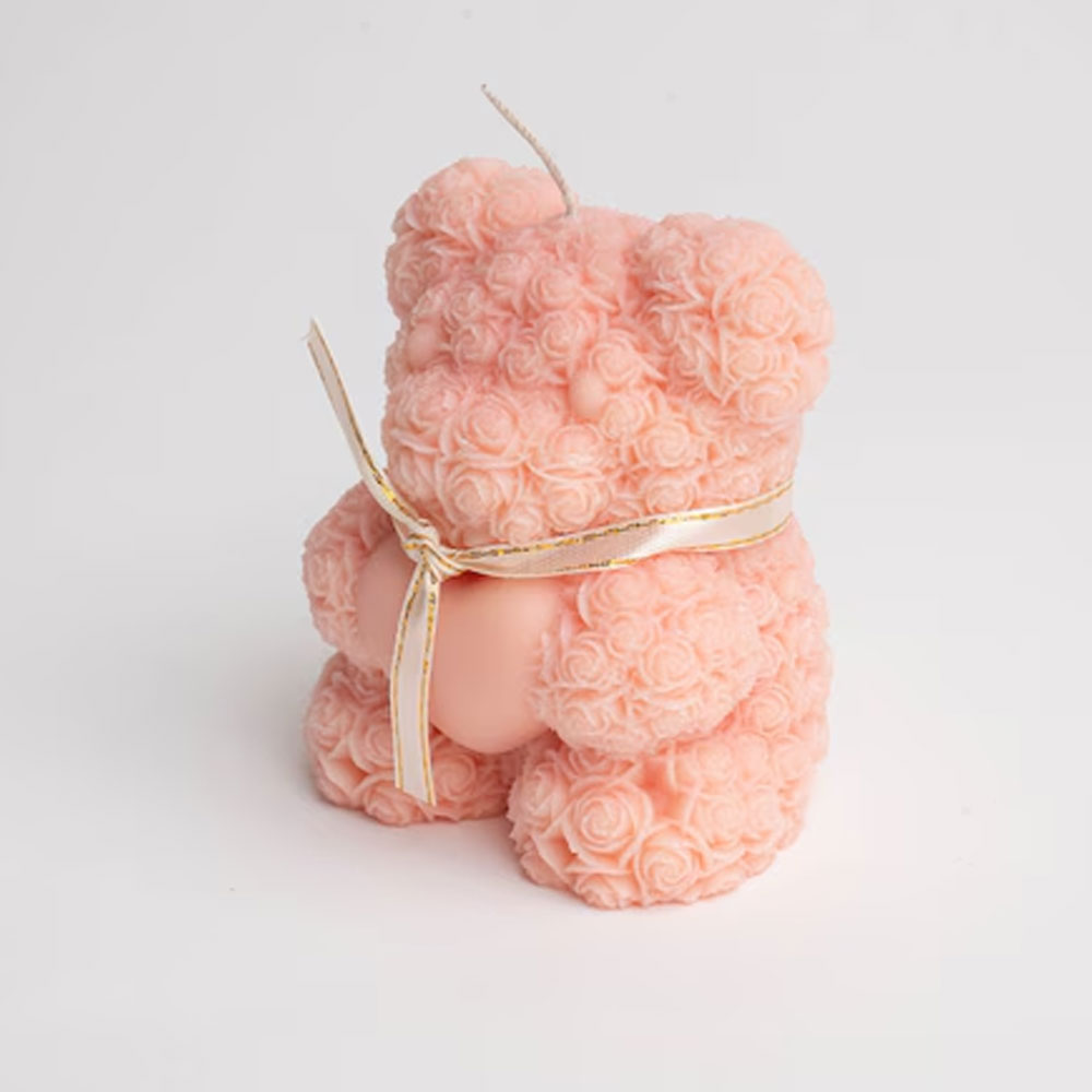 Teddy Bear Heat Rose Silicone  - Candle Making Kit recension och pris