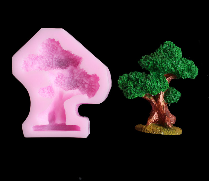 Pine tree silica gel mold DIY  - Candle Fragrance recension och pris