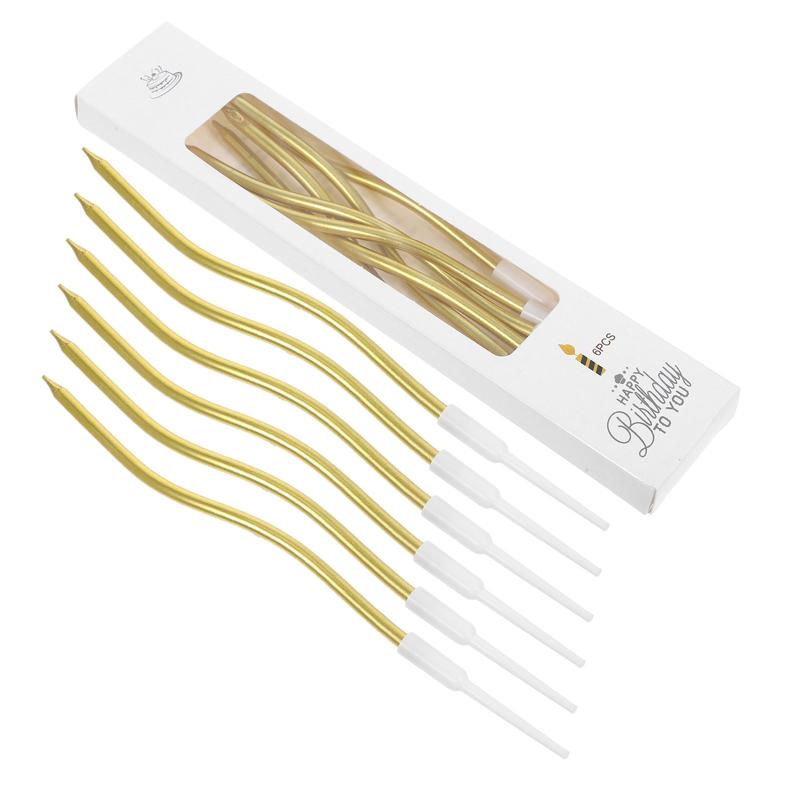 72Pcs Spiral Birthday Candles  - Paraffin Wax recension och pris