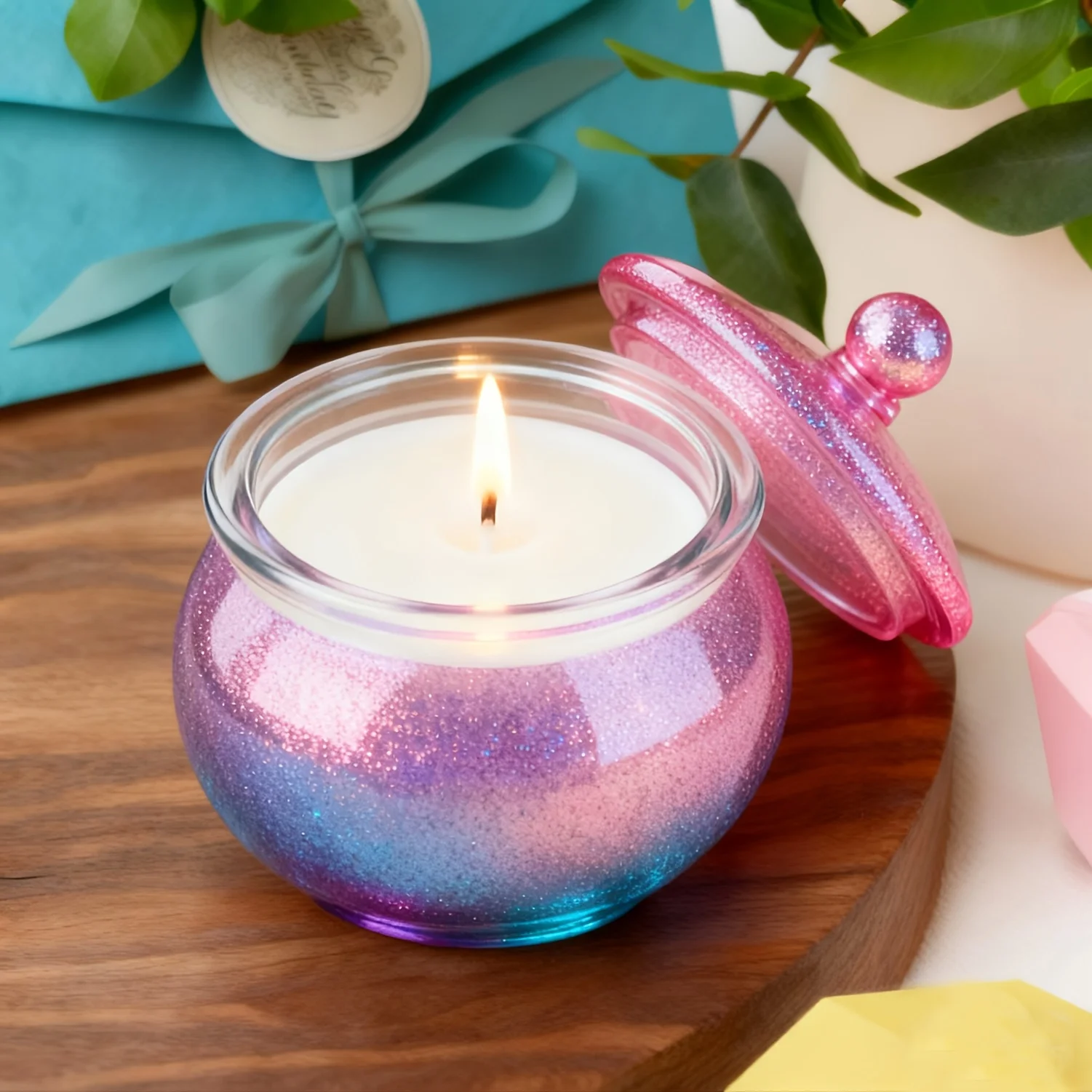 1 set of round resin can molds - Candle Containers recension och pris