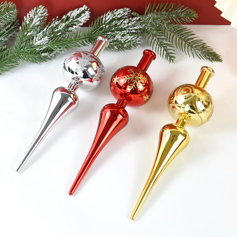 23cm Christmas Tree Topper Red - Candle Lighter recension och pris
